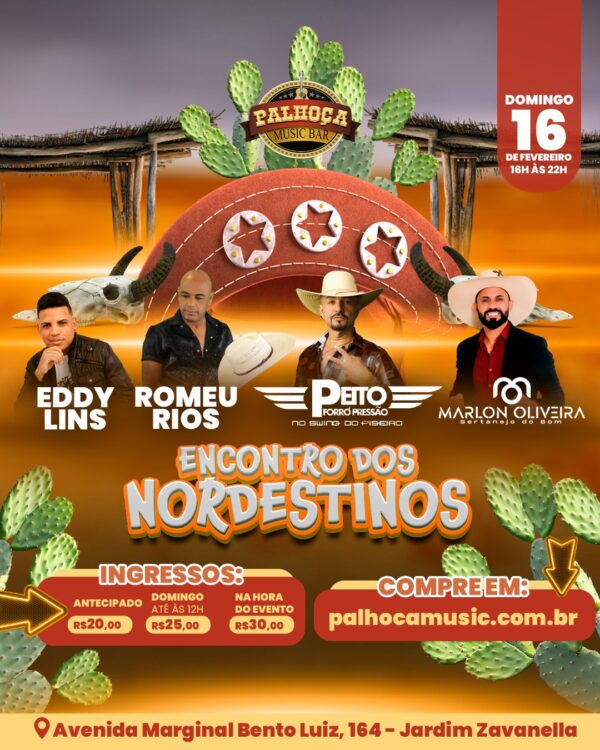 ENCONTRO DOS NORDESTINOS NO PALHOÇA!