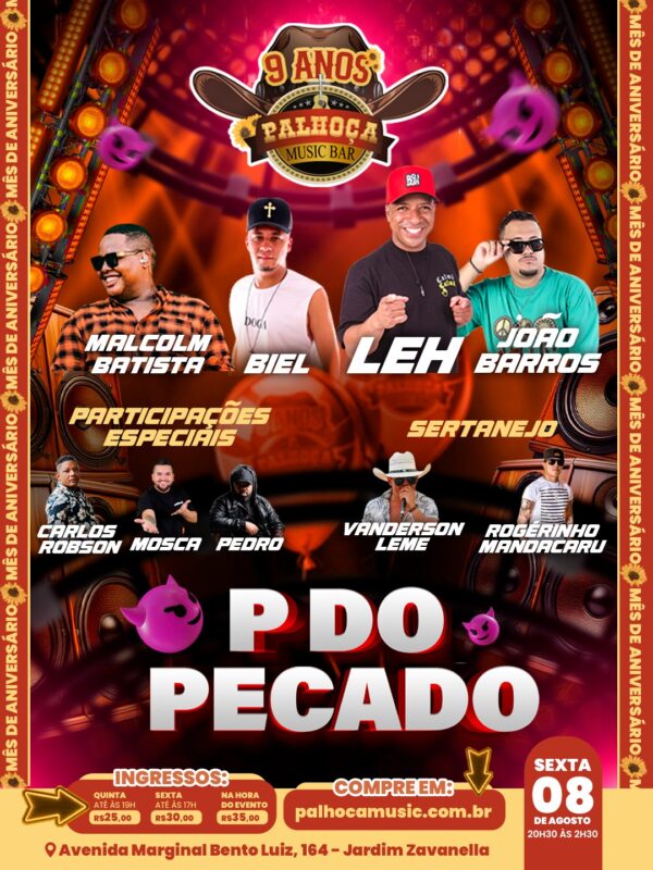 P DO PECADO