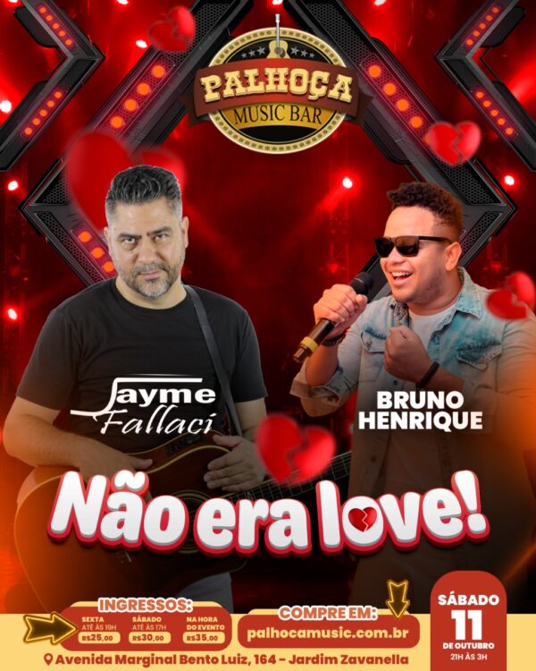 NÃO ERA LOVE!